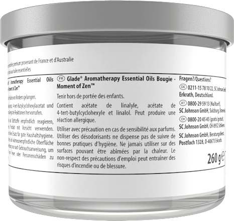 Duftkerze im Glas Aromatherapy "Moment of Zen" 260g glade