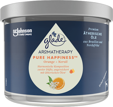 Duftkerze im Glas Aromatherapy "Pure Happiness" 260g glade