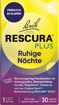 Bachblüten Ruhige Nächte Kapseln Bach RESCURA