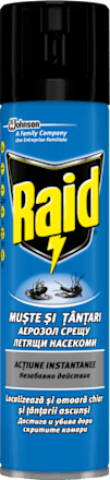 Spray împotriva muștelor și țânțarilor Raid
