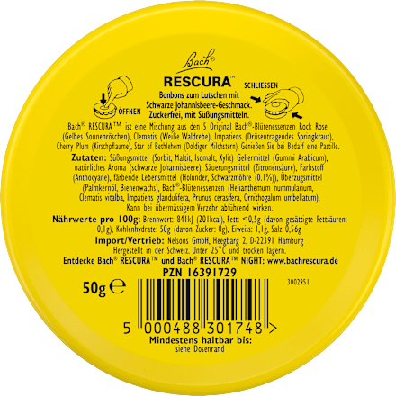Bachblüten Pastillen Bach RESCURA