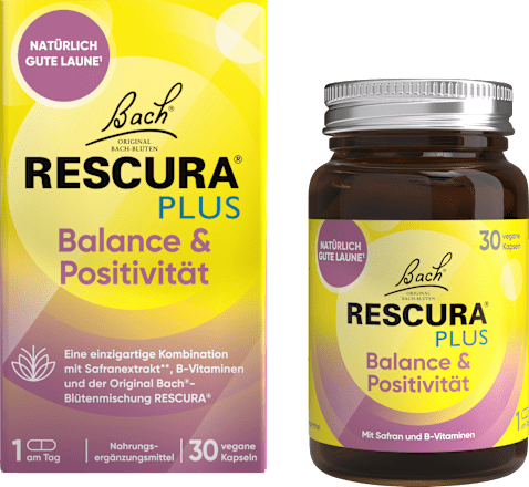 Balance & Positivität Bachblüten Kapseln Bach RESCURA