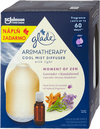 Aróma difuzér Aromatherapy Cool Mist Moment of Zen glade