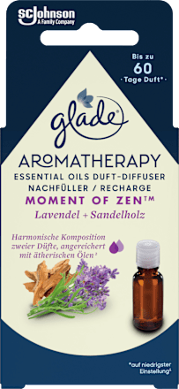 Lufterfrischer Aromatherapy Diffuser Nachfüller Moment of Zen glade