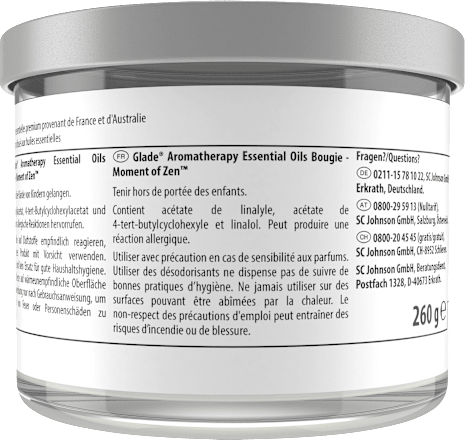 Duftkerze im Glas Aromatherapy Moment of Zen glade
