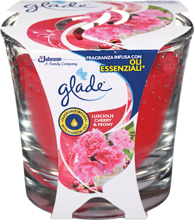 Mirisna svijeća u čaši glade
