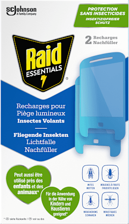 Mückenstecker Lichtfalle Nachfüller Raid ESSENTIALS