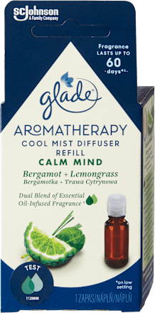 Esenciálny olej do difuzéra Aromatherapy Cool Mist Calm Mind glade