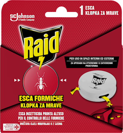 Esca formiche Raid