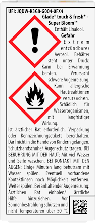 Duftspray Mini touch & fresh Nachfüller Super Bloom glade