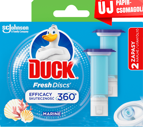 Fresh Discs WC-öblítő korong utántöltő Marine (2 x 36ml) DUCK