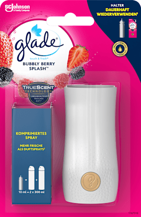 Lufterfrischer Minispray Touch  Fresh Bubbly Berry Splash Starterset glade