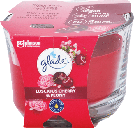 Vonná sviečka v skle Luscious Cherry & Peony glade