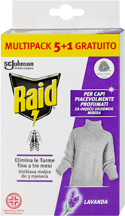Gel pločice protiv moljaca s mirisom lavande Raid