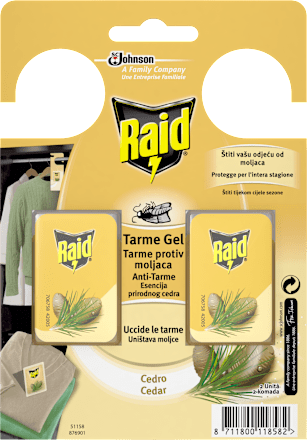 Gel pločice protiv moljaca - cedar Raid