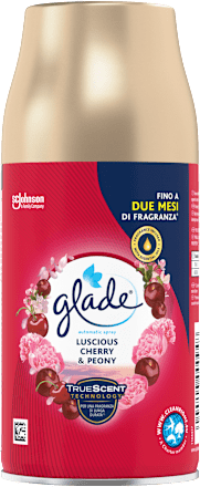 Ricarica Luscious Cherry e Peony per diffusore automatic spray glade