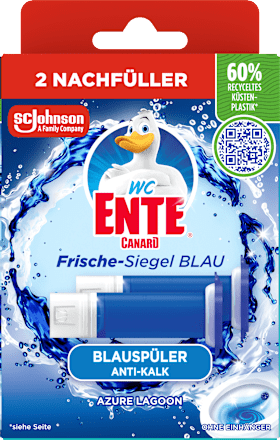 WC-Reiniger Frische-Siegel Azure Lagoon Nachfüllpack WC-Ente