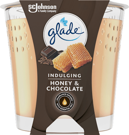 Duftkerze im Glas Honey & Chocolate 129g glade