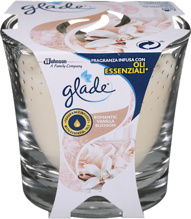 VANILLA BLOSSOM mirisna sveča u čaši glade