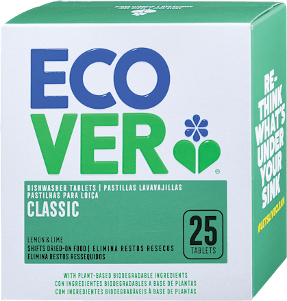 Tablete za strojno pomivanje posode Classic Lemon & Lime  ecover