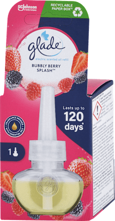 Náplň do elektrického osviežovača vzduchu Bubbly Berry Splash glade