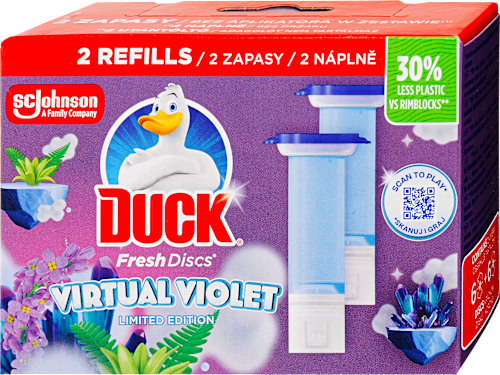 Fresh Discs WC čistič Virtual Violet DUCK