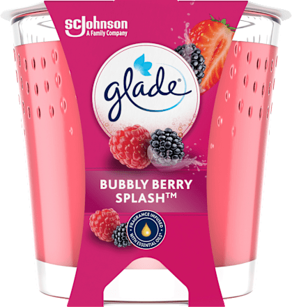Duftkerze im Glas Bubbly Berry Splash 112 g glade