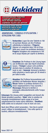 Gebissreiniger Tabs für Zahnprothesen Kukident