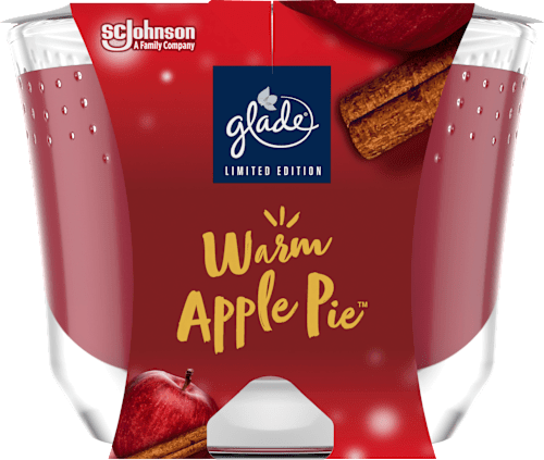 Duftkerze im Glas Apfel Zimt 224g glade