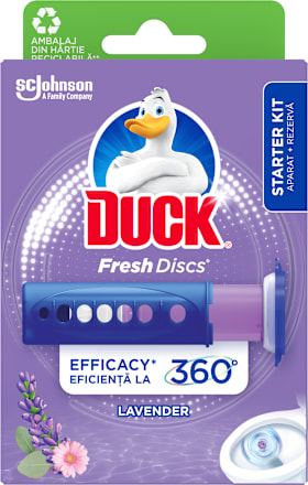 Свежи дискове за тоалетна чиния Лавандула DUCK
