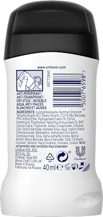Antitranspirant Deostick Invisible Aqua Rexona