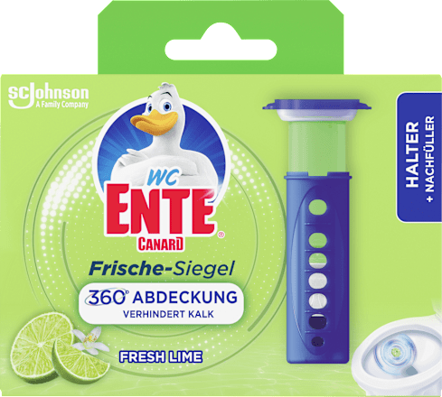 WC-Reiniger Frische-Siegel Limone Starterset WC-Ente