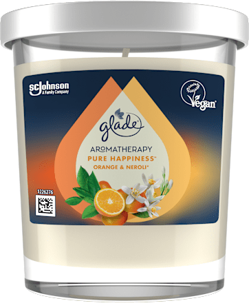 AROMATHERAPY Candela Pure Happiness – Arancia e Neroli glade