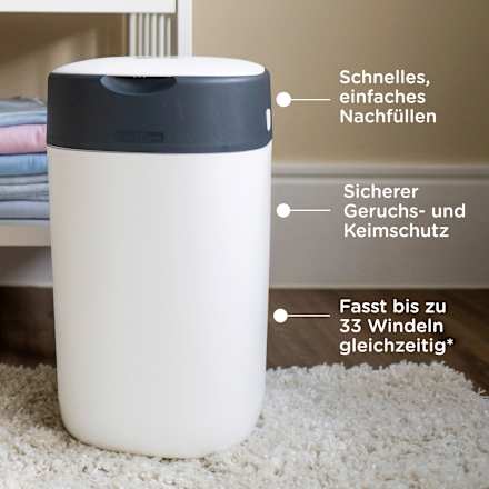 Windeleimer Twist & Click Sangenic, weiß Tommee Tippee