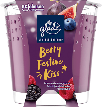 Duftkerze im Glas Berry Festive Kiss 1 St glade