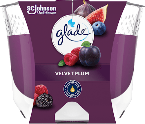 Duftkerze im Glas Velvet Plum glade