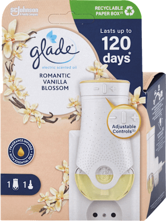 Elektrický osviežovač vzduchu Romantic Vanilla Blossom glade