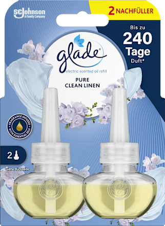 Lufterfrischer Duftstecker Clean Line Nachfüllpack (2x20 ml) glade