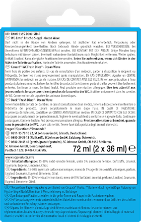 Frische-Siegel WC-Spüler Marine Nachfüller WC-Ente