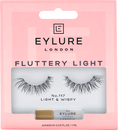 Künstliche Wimpern Fluttery Light 117 Light & Wispy (1 Paar) Eylure