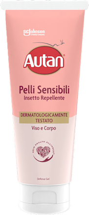 Insetto repellente gel Pelli Sensibili Autan