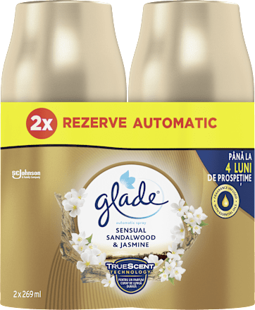 Rezervă spray aparat automatic cu Bali&Jasmine 2X269ml glade