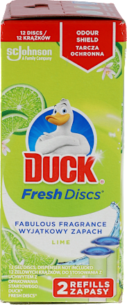 FRESH DISCS LIME DUO - żelowe krążki  DUCK