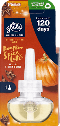 Náplň do elektrického osviežovača vzduchu Pumpkin Space Latte glade