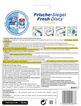 Gel WC-Steine Frische Siegel Limone Starter Set WC-Ente