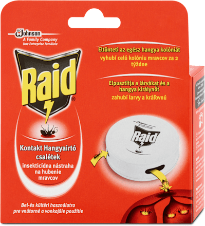 Kontakt hangyairtó csalétek Raid