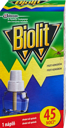 náhradní náplň do elektrického odpařovače proti komárům Biolit