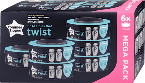 Sangenic TEC Twist&Click pelenkatároló utántöltő kazetta TOMMEE TIPPEE