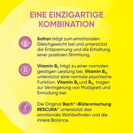 Balance & Positivität Bachblüten Kapseln Bach RESCURA