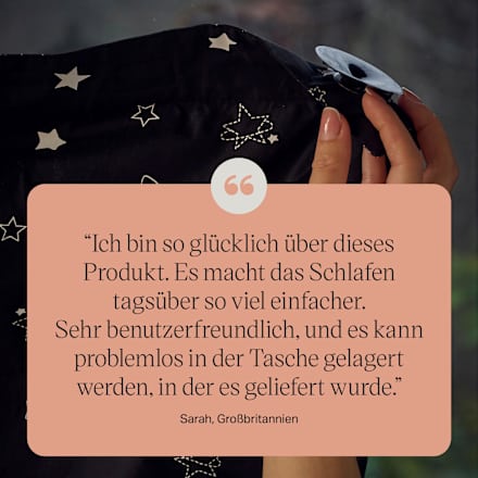Verdunkelungsrollo Sleeptime für Unterwegs, XL, schwarz Tommee Tippee